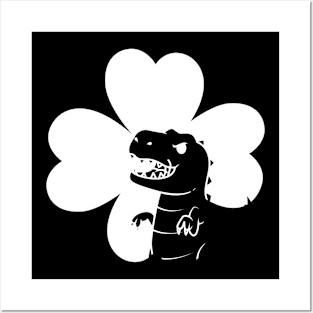 SHAMROCK t rex Posters and Art